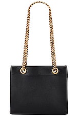 Balenciaga Duty Free Small Tote Bag in Black, view 3, click to view large image.