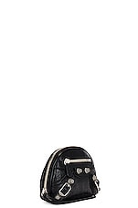 Balenciaga Le Cagole XS Cosmetic Pouch in Black, view 3, click to view large image.