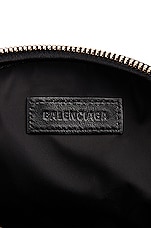 Balenciaga Le Cagole XS Cosmetic Pouch in Black, view 5, click to view large image.