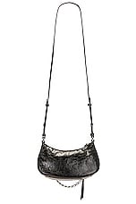 Balenciaga Mini Strass Le Cagole Bag In Black in Black, view 3, click to view large image.