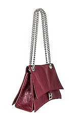 Balenciaga Crush Medium Chain Bag in Brick Red, view 4, click to view large image.