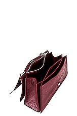 Balenciaga Crush Medium Chain Bag in Brick Red, view 5, click to view large image.