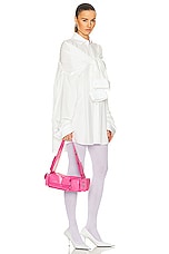 Balenciaga Superbusy XS Sling Bag in Bright Pink, view 2, click to view large image.