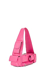 Balenciaga Superbusy XS Sling Bag in Bright Pink, view 4, click to view large image.