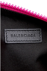 Balenciaga Le Cagole Latex XS Shoulder Bag in Bright Pink, view 6, click to view large image.