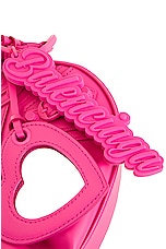 Balenciaga Le Cagole Latex XS Shoulder Bag in Bright Pink, view 7, click to view large image.