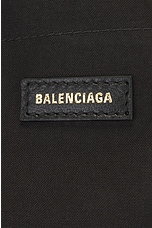 Balenciaga Monaco Small Chain Bag in Black, view 7, click to view large image.