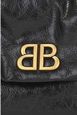 Balenciaga Monaco Small Chain Bag in Black, view 8, click to view large image.