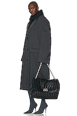 Balenciaga Monaco XL Chain Bag in Black, view 2, click to view large image.