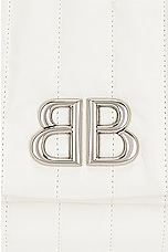 Balenciaga Monaco Medium Chain Bag in Off White, view 8, click to view large image.