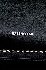 Balenciaga Large Crush Chain Bag in Black, view 7, click to view large image.