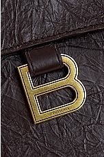 Balenciaga Medium Crush Chain Bag in Espresso, view 8, click to view large image.