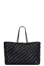 Balenciaga Crush Carry All Large Bag in Black, view 1, click to view large image.