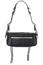 Balenciaga Le Cagole XS Sling Bag in Black, view 3, click to view large image.
