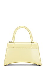 Balenciaga Hourglass Top Handle Small Bag in Butter Yellow, view 3, click to view large image.