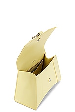 Balenciaga Hourglass Top Handle Small Bag in Butter Yellow, view 5, click to view large image.