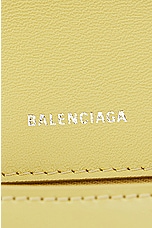 Balenciaga Hourglass Top Handle Small Bag in Butter Yellow, view 7, click to view large image.