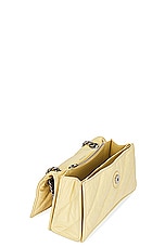 Balenciaga Small Crush Chain Bag in Butter Yellow, view 5, click to view large image.