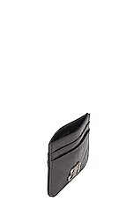 Balenciaga Monaco Card Holder in Steel Grey, view 4, click to view large image.