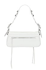 Balenciaga Le Cagole Small Sling Bag in Optic White, view 3, click to view large image.
