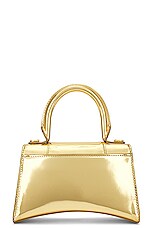 Balenciaga Hourglass Top Handle XS Bag in Gold, view 4, click to view large image.