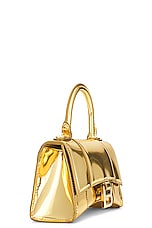 Balenciaga Hourglass Top Handle XS Bag in Gold, view 5, click to view large image.