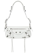 Balenciaga Le Cagole XS Sling Bag in Optic White, view 1, click to view large image.