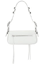 Balenciaga Le Cagole XS Sling Bag in Optic White, view 3, click to view large image.