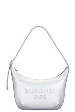Balenciaga Mary-kate Sling Bag in Silver, view 1, click to view large image.