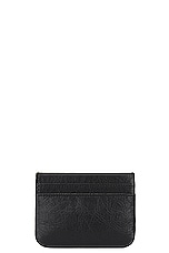 Balenciaga Monaco Card Holder in Black, view 2, click to view large image.