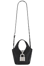 Balenciaga Locker Hobo Small Bag in Black, view 1, click to view large image.