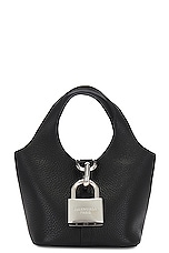 Balenciaga Locker Hobo Small Bag in Black, view 3, click to view large image.