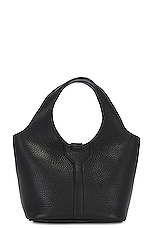 Balenciaga Locker Hobo Small Bag in Black, view 4, click to view large image.