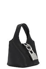 Balenciaga Locker Hobo Small Bag in Black, view 5, click to view large image.