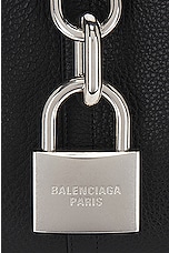Balenciaga Locker Hobo Small Bag in Black, view 8, click to view large image.