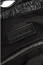 Balenciaga Quilted Crush Tote Small Bag in Black, view 7, click to view large image.