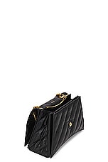 Balenciaga Medium Crush Chain Bag in Black, view 5, click to view large image.