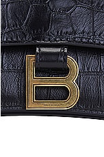 Balenciaga Crush Chain Small Bag in Black, view 8, click to view large image.