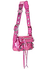 Balenciaga Le Cagole XS Sling Bag in Pink, view 4, click to view large image.
