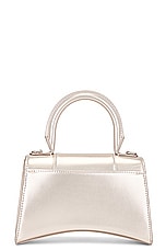 Balenciaga Hourglass XS Top Handle Bag in Stone Beige, view 4, click to view large image.