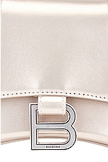 Balenciaga Hourglass XS Top Handle Bag in Stone Beige, view 8, click to view large image.