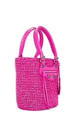 Balenciaga Le Cagole Medium Panier Bag in Light Pink, view 4, click to view large image.