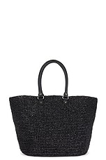 Balenciaga Le Cagole Large Panier Bag in Black, view 3, click to view large image.