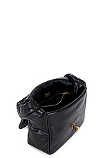Balenciaga Monaco Small Sling Bag in Black, view 5, click to view large image.