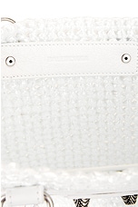 Balenciaga Le Cagole Small Panier Bag in Optic White, view 7, click to view large image.