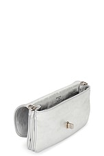 Balenciaga BB Soft Flap Small Bag in Silver, view 6, click to view large image.