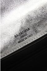 Balenciaga BB Soft Flap Small Bag in Silver, view 7, click to view large image.
