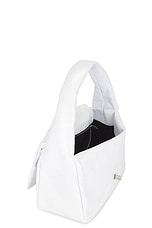 Balenciaga Monaco Medium Sling Bag in Optic White, view 5, click to view large image.