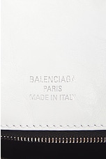 Balenciaga Monaco Medium Sling Bag in Optic White, view 6, click to view large image.