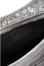 Balenciaga Neo Cagole Mini Tote Bag in Silver, view 7, click to view large image.